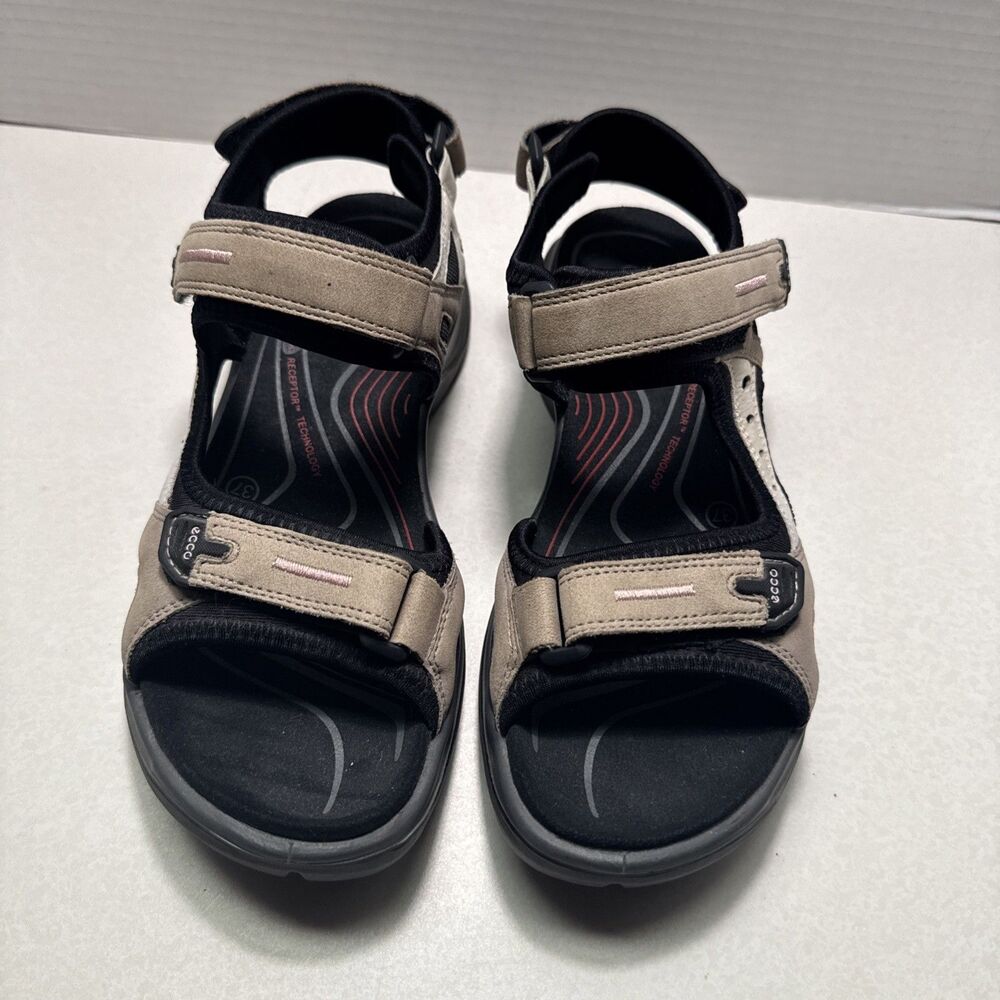 Ecco Women's Yucatan Sport Sandals Nubuck, Size 37 EU, 6.5 US (barely worn)